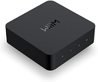 WiiM Pro AirPlay 2 Receiver, Chromecast Audio, WiFi Multiroom Streamer, Compatible with Alexa, Siri and Google Assistant, Stream Hi-Res Audio from Spotify, Amazon Music, Tidal and More