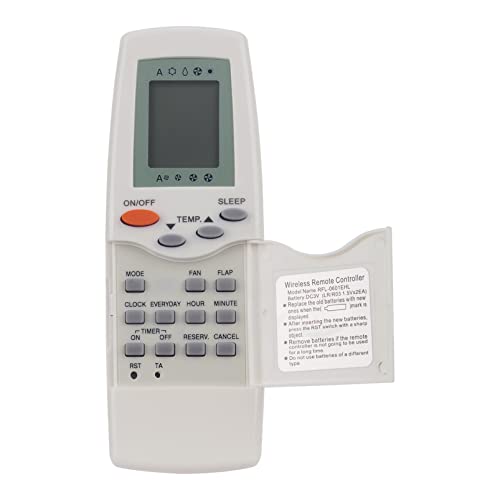 Mando Aire Acondicionado Compatible con Carrier AC RFL-0301 RFL-0601 36KCARMS RFL-0301EH RFL-0301EHL RFL-0601EH RFL-0601EHL 42PHQ007 42PHQ009 42PHQ012 42PHQ014 42PHQ018 42PHQ024 42PHQ007K