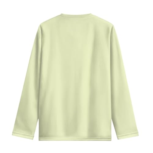 Image of Girls Long Sleeve Shirts Casual Crewneck Soft T-shirts for Girls 3-16 Years Old