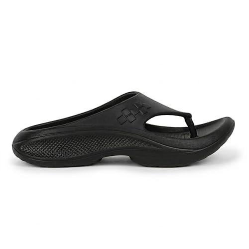 Image of Men's Premium Comfort Slip-On Slippers with Soft Cushioned Footbed, Lightweight Flexible Sole, Anti-Slip Outsole for Indoor Outdoor Daily Wear