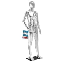 Topmaster Mannequin - Premium Quality Construction, Detailed Dimensions for Realistic Proportions, Durable and Stable Design, Versatile Clothing Display, Sleek and Sophisticated Appearance