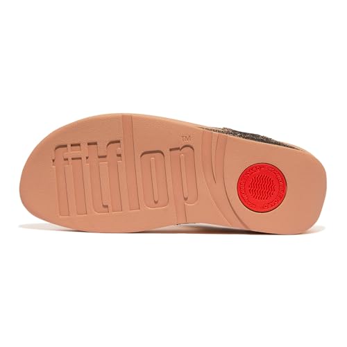 Image of FitFlop Women's LULU Suede Toe-Post Sandals | Lightweight Summer Walking Sandals with Cushioned Comfort, Arch Support & Grip