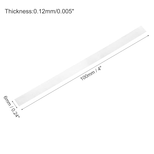 Image of MECCANIXITY Pure Nickel Strip 0.12mm x 6mm x 100mm Battery Soldering Tab Nickel Solder Tab for Battery Pack and Spot Welding 20 Pcs