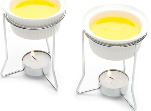 Nantucket Seafood Ceramic Butter Warmers, Set of Two,2 ounce