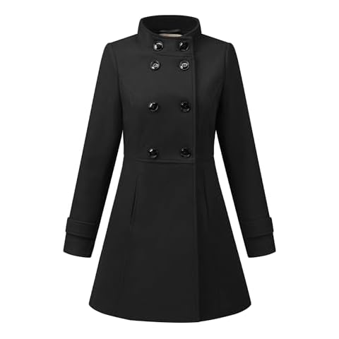 Allegra K Women's Stylish Winter Midi Coat Cover