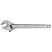 Klein Tools 506-15 Adjustable Wrench, Forged Drive Wrench with High Polish Chrome Finish and Contoured Handle, 15-Inch