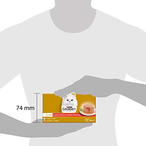 Purina Gourmet Gold Umido Gatto Cuore Morbido con