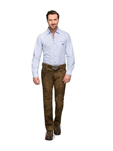 Stockerpoint Herren Rocco3 Trachtenlederhose, havanna, 50