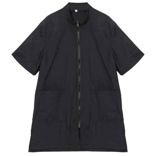 Uniforme de toilettage Kisangel noir taille L veste de barbier étanche