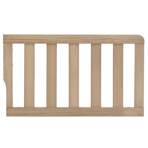 Image of Dream On Me Toddler Guard Rail for Convertible Crib, Solid Wood Bed Rail for Toddler Bed Conversion, Sand Dunes