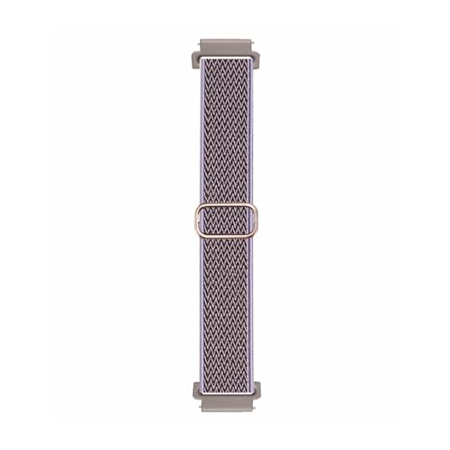 Bracelet élastique nylon 20mm pour montre Garmin Vivoactive 4 et Fenix 7