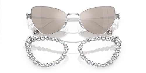 Swarovski Women's Sk 7011 with Crystal Clip-on Butterfly Sunglasses