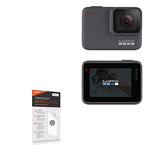 BoxWave Screen Protector Compatible with GoPro Hero 7 Silver - ClearTouch Anti-Glare (2-Pack), Anti-Fingerprint Matte Film Skin