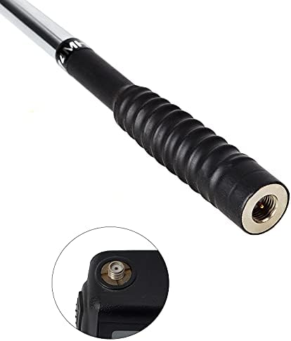 UAYESOK VHF VHF 136-174MHz(155Mhz) SMA MALE Antenna Telescopic Antennas for VHF TYT MD-380 MD-390 GPS TH-UV3R TH-UV8000E TH-UV8000D YAESU VX-6R WOUXUN Kenwood