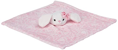 Image of Hudson Baby Unisex Baby Animal Face Security Blanket, Bunny, One Size (Pack of 5)