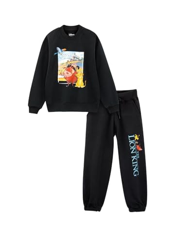 Image of Nap Chief Kids Cotton Official Disney The Lion King Characters Printed Co ord set for Boys & Girls, Sweatshirt and Joggers Clothing Set for Casual Wear