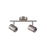 Regleta serie Patagonia en color níquel. Realizada en metal con portalámparas GU10. Esta moderna regleta es ideal para espacios decorados en todo grises y blancos. Cada foco es orientable por lo que se puede conseguir el punto lumínico deseado