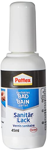 Colore: Bianco Pattex vernice 50 G, speciale per graffi e crepe nel bilancio sanitari, 1 pezzi, pl50 W
