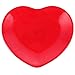 NUOBESTY Piatto A Forma di Cuore Amore Vassoi da Portata Stoviglie per San Frutta Dessert Torta Decorazione Festa Rosso