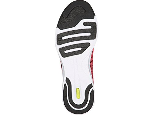 ASICS Women's fuzeX Knit Running Shoe Pink Glo/Flash Coral/Black 10 (S)3