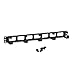 Kendall Howard 1U 5X D-Ring Cable Manager