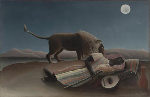 Tableau Henri Rousseau le Gitan endormi pour déco de chambre zen