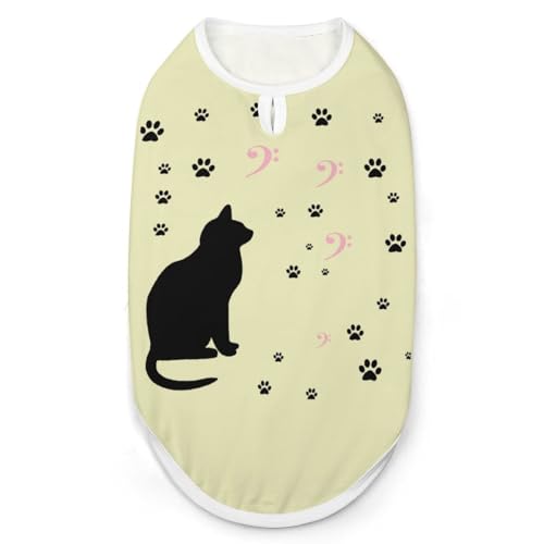 ペット服 猫柄 ネコ 足柄 犬服 ペットウェア Tシャツ パーカー 袖なし 犬の服 タンクトップ タンクトップ クールベスト 通気性 ファッション S-2XL