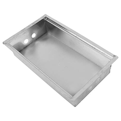 Churrasqueira portátil, churrasqueira com alça de aço inoxidável de alta resistência, caixa de madei