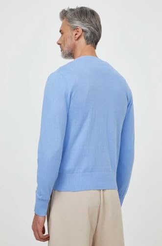 Versace Jeans Couture Sky Blue Logo Sweater – Everyday Elegance2