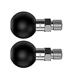 1' Ball Adapter Ball Mount with Threaded Post M10x1.25mm Compatible RAM Mounts for Portable Tripod Ball Adapter Motorcycle ATV Rearview Mirror Screw Ball Head(M10*2)