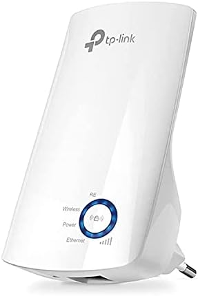 TP-Link TL-WA850RE Repetidor WiFi N300 (300 Mbps, Extensor de Cobertura, Puerto Ethernet, Botón WPS, Indicador de Señal, Compatible con Todos los Routers 2.4 GHz)