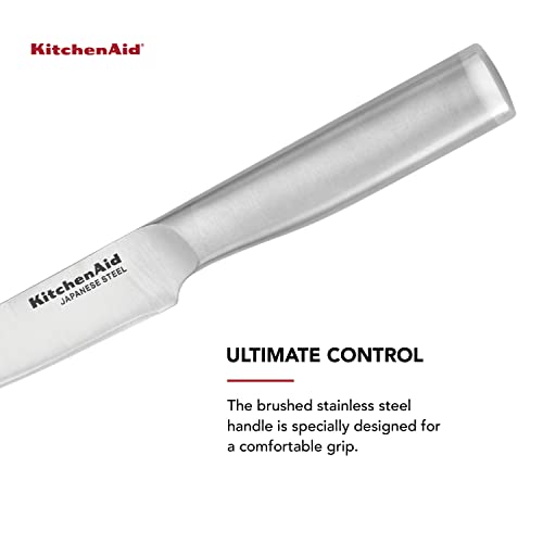 Couteau utilitaire KitchenAid en acier japonais forgé avec étui protecteur