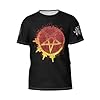 ONEUQJLBQ Men's Arch Death Metal Enemy Band High-Stretch Non-restrictive T-Shirt Loose and Comfortable Top Durable and Soft T-Shirt Multicolor S #5