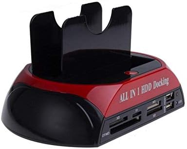 2.5 3.5 Inch IDE SATA Docking Station USB 2.0 Dual HDD Hard Drive Disk Backup Clone