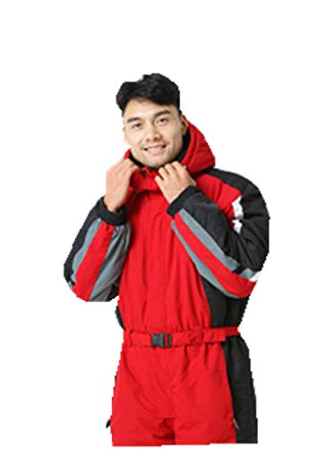 Genma0 One-Piece Snowsuit Windproof Taslon Reflective for Adults/Men/Women
