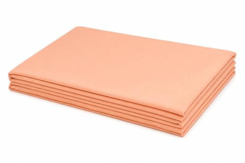 Image of Unstitched Cotton Astar /Lining /Cloth /Kapda Running into Meters for Suit,Sherwani,Kurti,Blouse /Choli,lehanga & Dress Materials(Available in 2,4,6 Meters Variation) (Peach, 4 Meter)