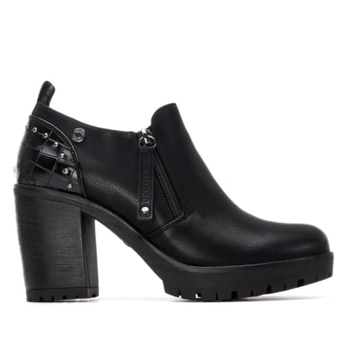 REFRESH - Zapato Mujer Negro - Calzado Cómodo y Versátil - Moda Casual - Modelo 17320101 (Talla 39)