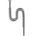 Produktbild 31.5"/80cm Syphon Ablaufschlauch - 1 1/4" Siphon Abflussrohr mit Ablaufventil für Waschbecken, 5/4"- 32mm Edelstahl Röhrensiphon Abwasserschlauch
