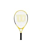 (Edad 5-6) Wilson Federer - Raqueta de tenis (21 pulgadas), color amarillo