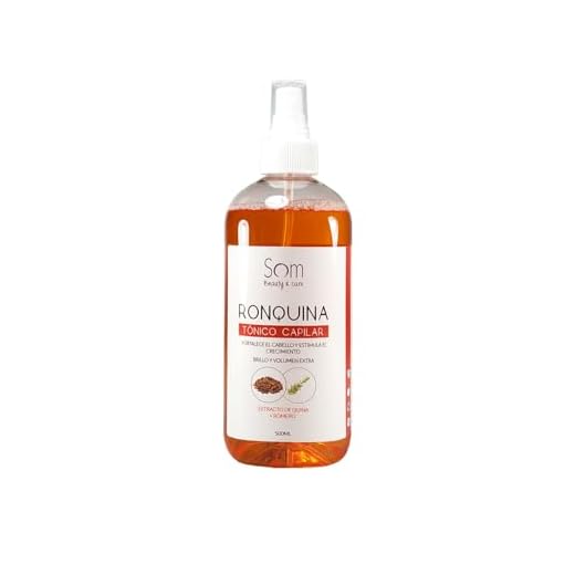 Som Tónico Capilar Revitalizante con Romero y Quina 500ml – Fortalece el Cabello, Estimula el Crecimiento y Aporta Brillo y Volumen – Controla la Caída y el Sebo – Vaporizador de Uso Frecuente