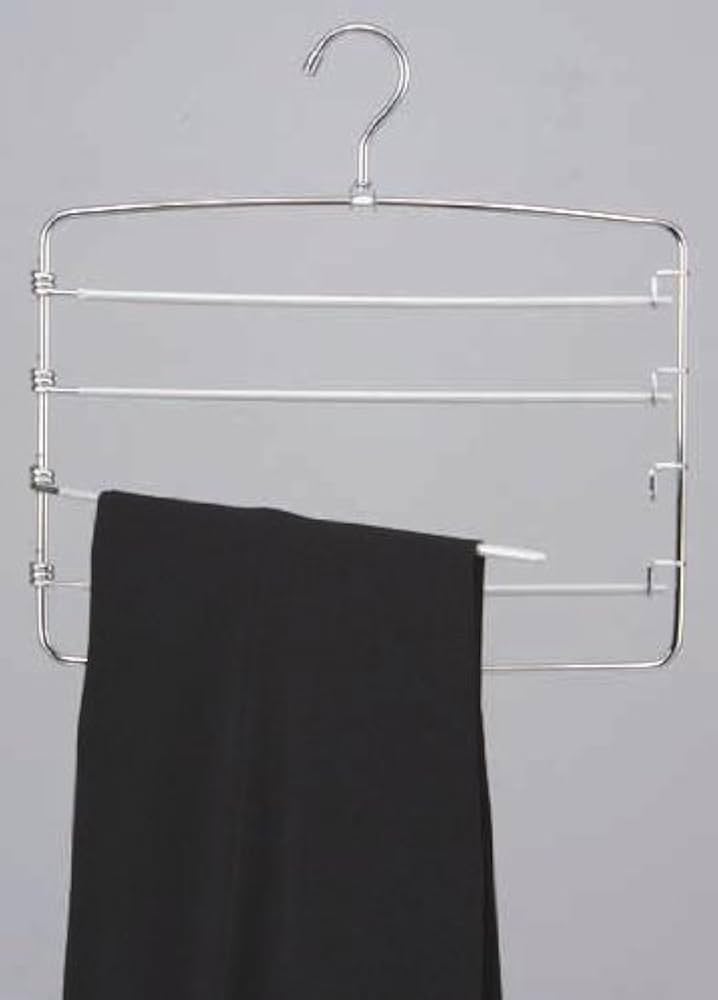 Amazon.co.jp: サワフジ ノンスリップスラックスハンガー4段 SB-05