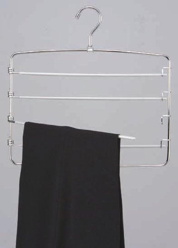 Amazon.co.jp: サワフジ ノンスリップスラックスハンガー4段 SB