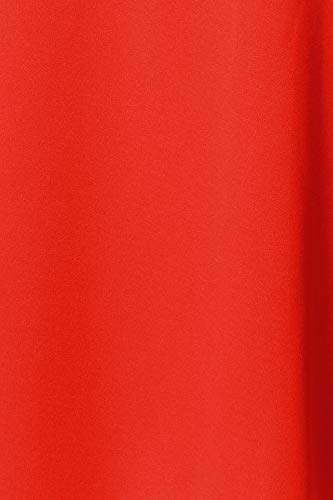 FashionJOA Women's Casual A-Line Pleated High Waist Elastic Band Solid Midi Skirt S-3XL4