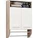 Pelipal 380 Rom Armoire porte-serviettes en bois imitation chêne Sanremo Terra 20 x 60 x 87 cm