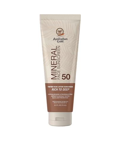 Australian Gold SPF 50 Tinted Mineral Face Sunscreen