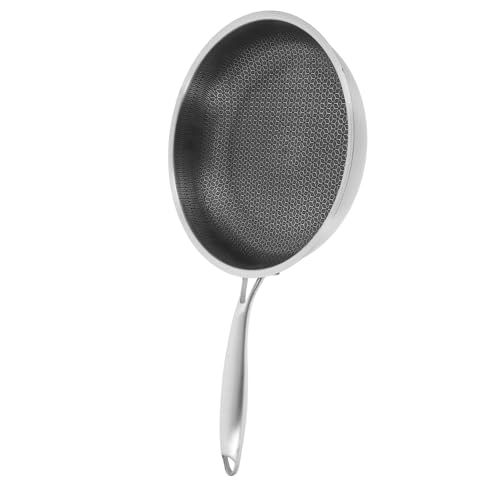 Wok de acero inoxidable compatible con estufa de inducción miniatura 1