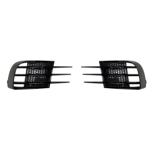 グロスブラック 2個入り ゴルフ6 MK6 GTI GTD 2008-2012年式 フロントバンパーグリル フォグライトフレームカバー ボディキット
