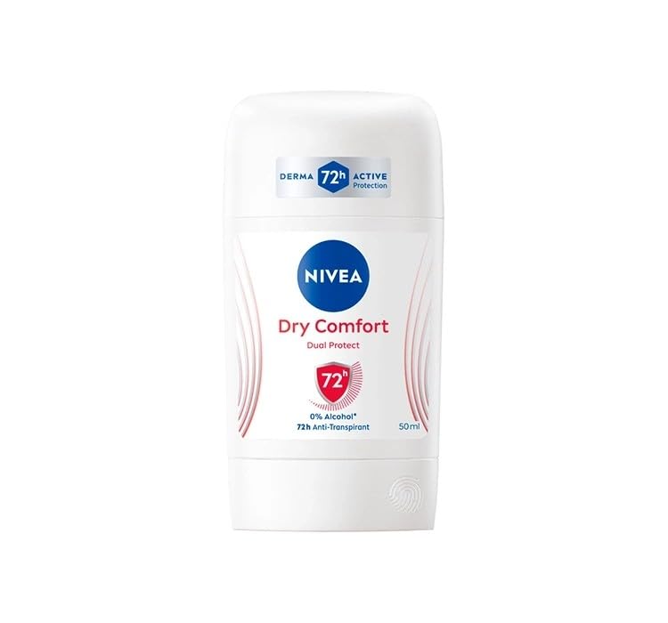 NIVEA Dry Comfort 72h Anti-Transpirant Stick für Damen, 50 ml