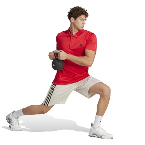 Image of adidas Tr-ES PIQ 3Sho Men Blue Training Shorts Size -