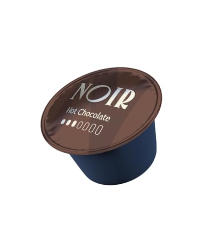 Image of Noir's Hot Chocolate Pods | Rich Belgian Chocolate Flavor With Creamy Texture | Dolce Gusto Compatible Pods | Pack of 10 Pods
